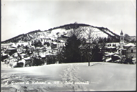 Vista di S. Giacomo da Località Bric - 1965