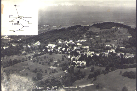 Vista di S. Giacomo dal Monte Alpet - 1965